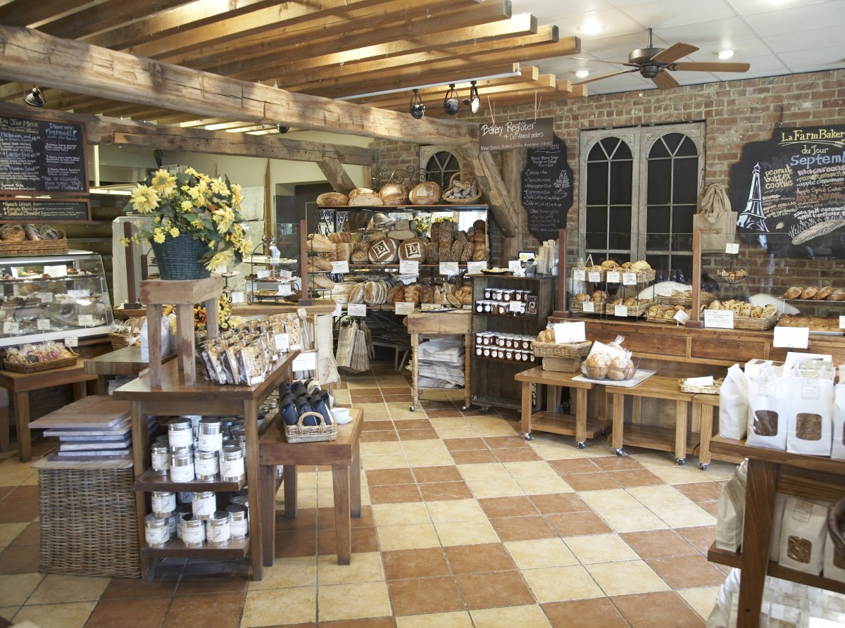 Interior of La Farm Bakery in Cary, NC