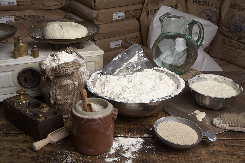 fresh ingredients used to make artisan breads in Cary, NC