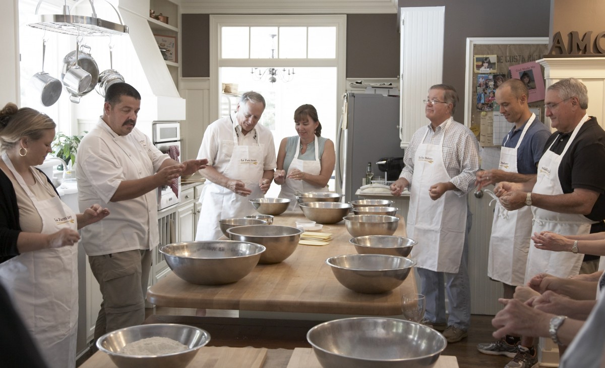 Baking class located at La Farm Bakery in Cary, NC